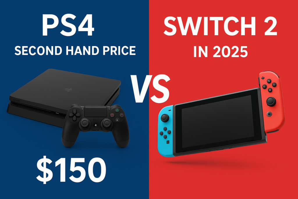 PS4 Second Hand Price and the PS4 Pro vs Switch 2 in 2025