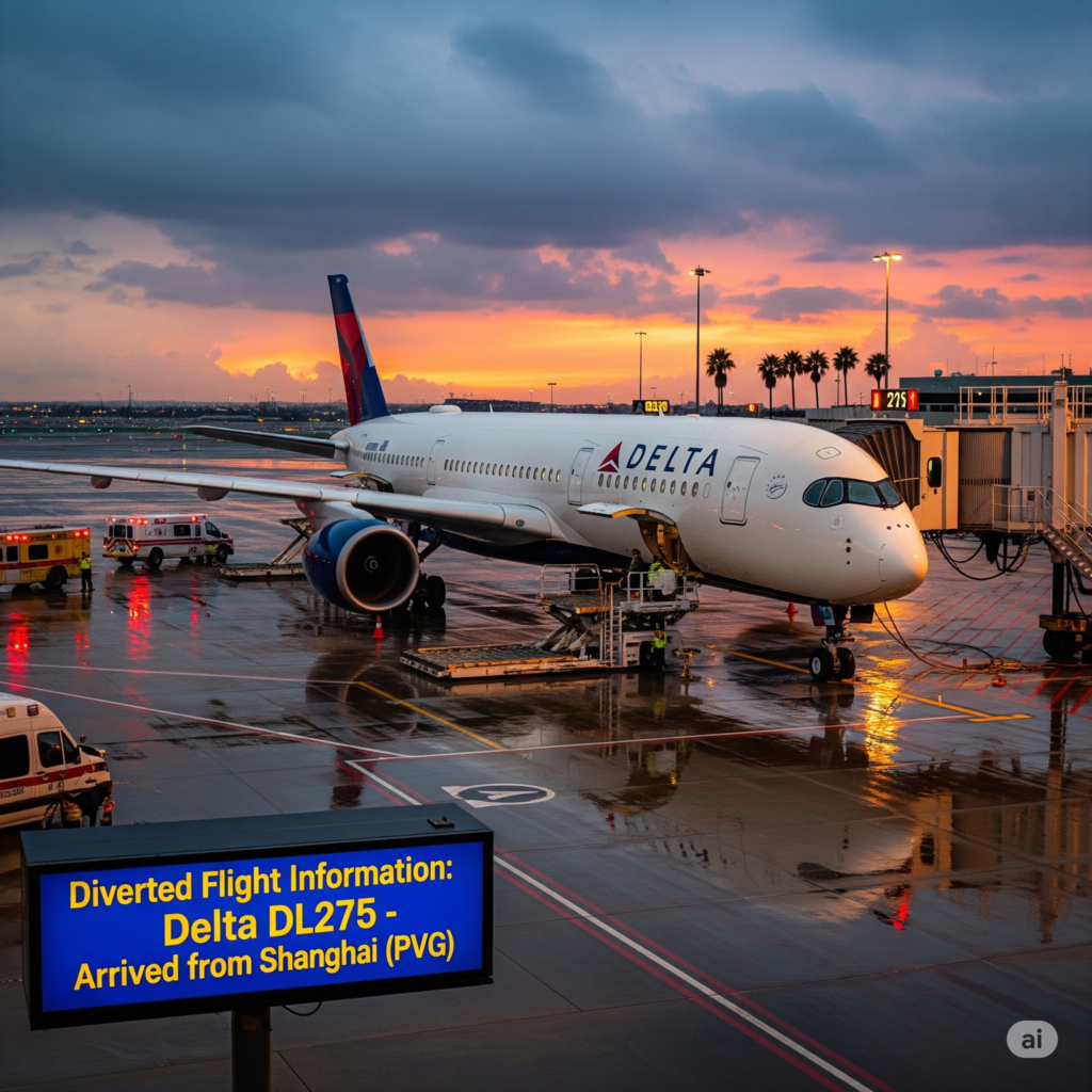 Delta Flight DL275 diverted LAX