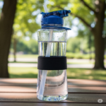 bottle with sports cap